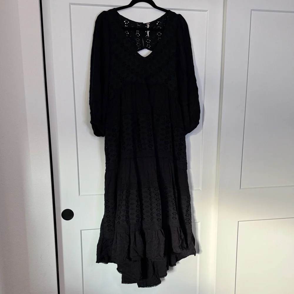 Free People Mockingbird Maxi in Black - Picture 3 of 9